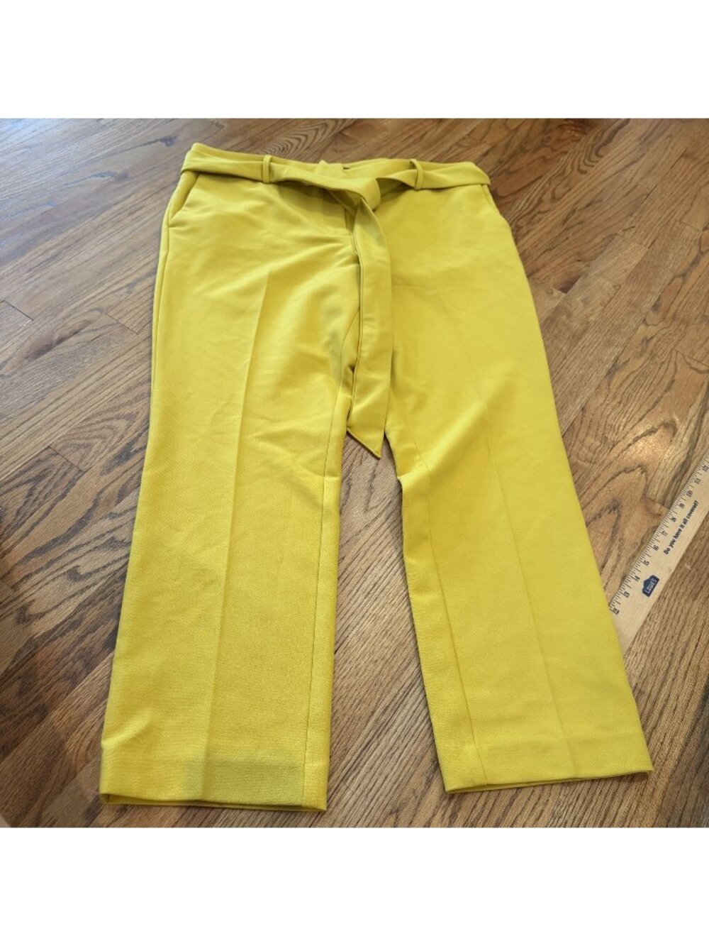 Loft Womens Mustard Yellow Marisa Pants Size 14